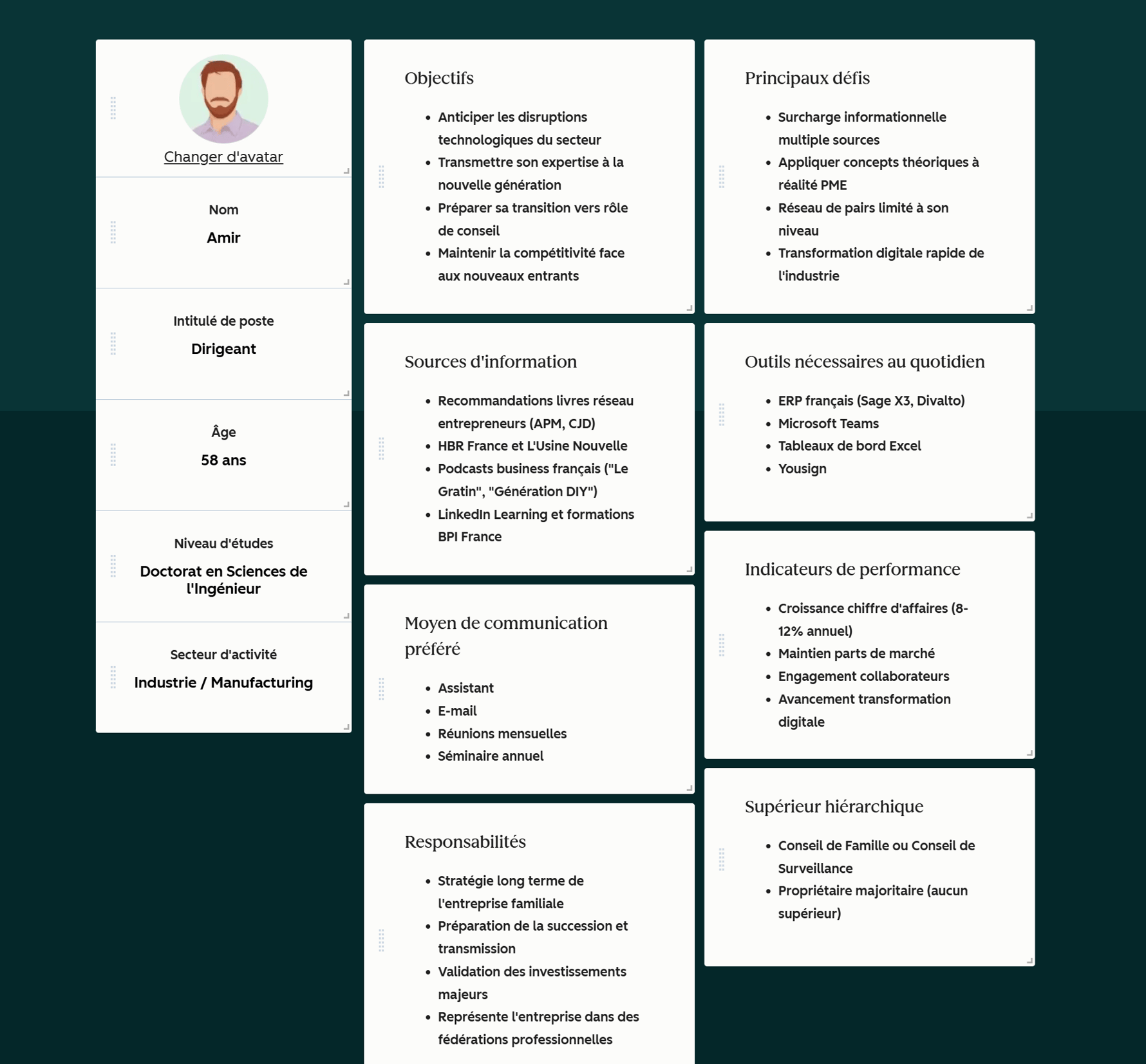 exemple persona marketing