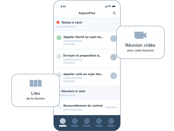 Application mobile de HubSpot