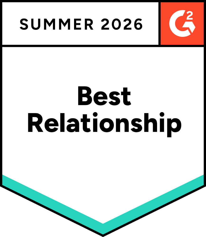 G2 badge best relationships