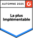 G2 Badge 2025 : La plus implémentable