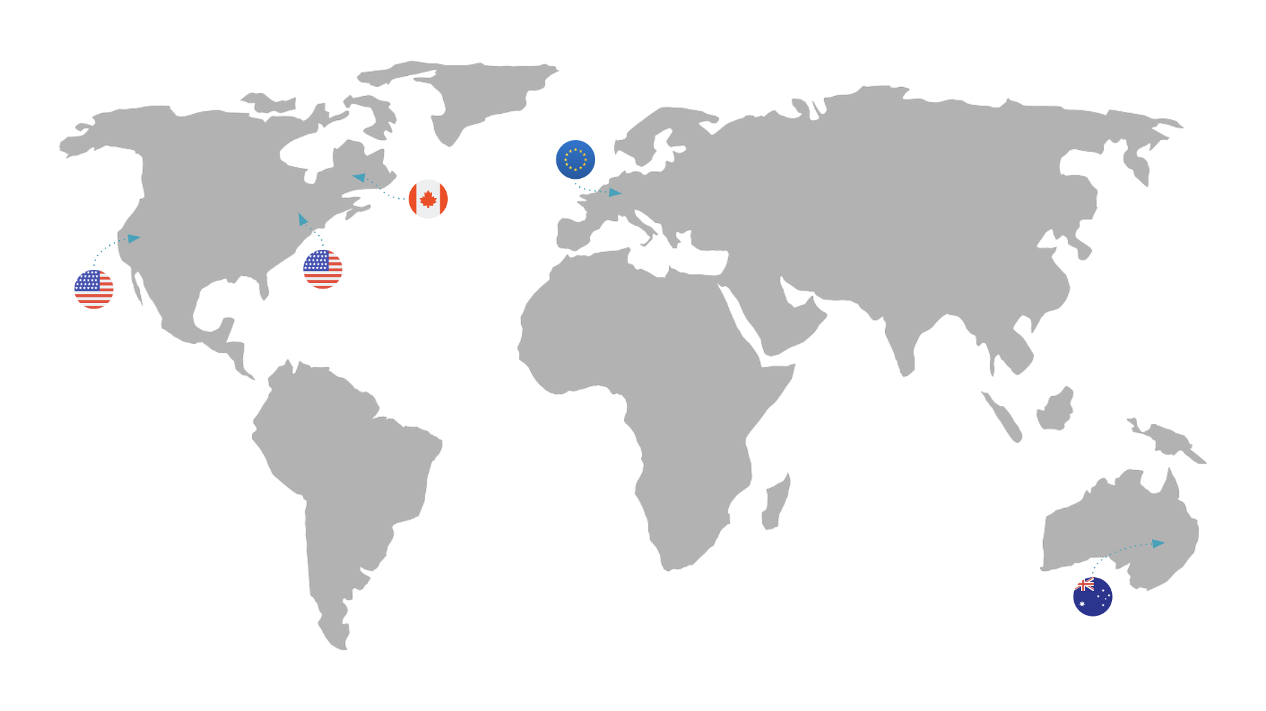 HubSpot Data Centers Map-1