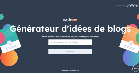 Générateur idées de blog