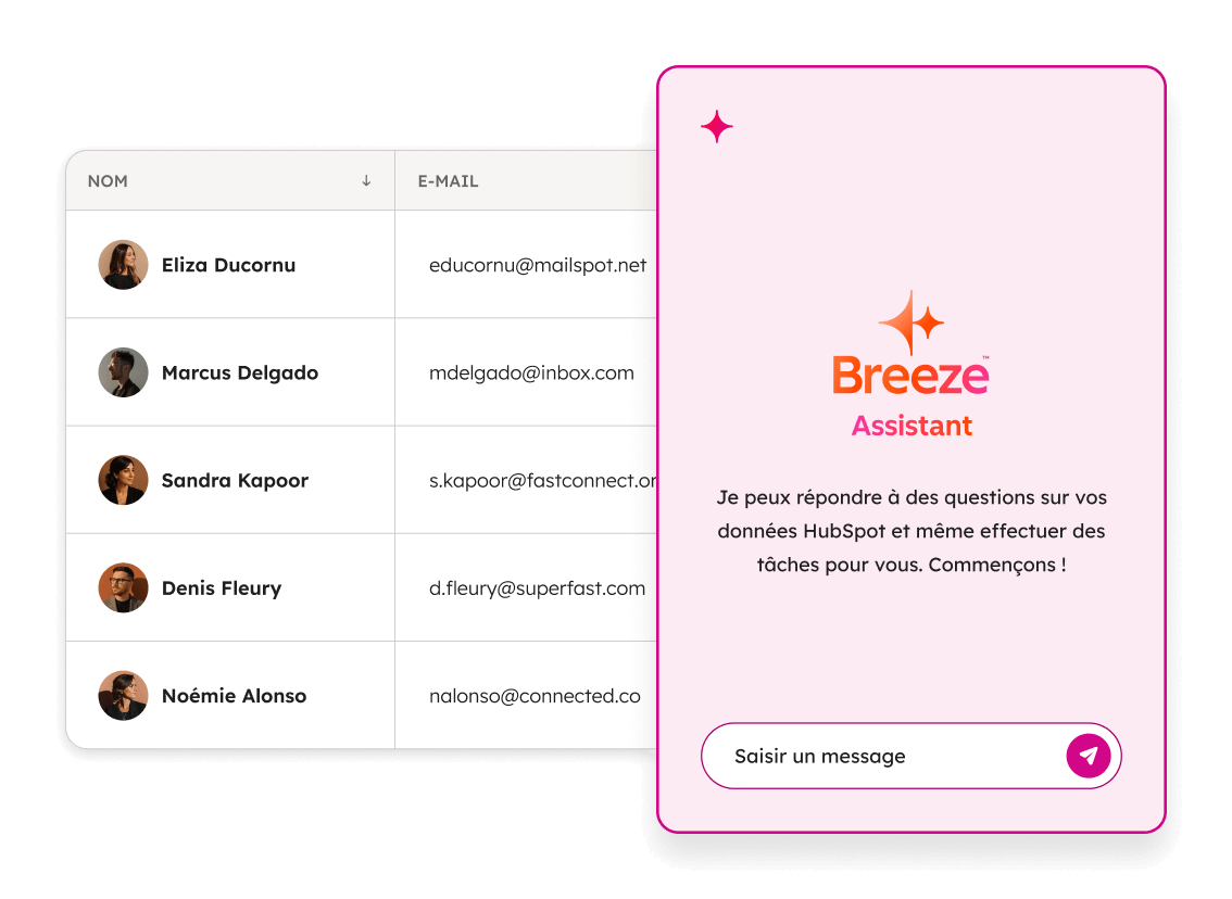 Outils IA de HubSpot avec assistant Breeze