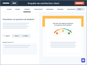 Envoi d'enquêtes de satisfaction client
