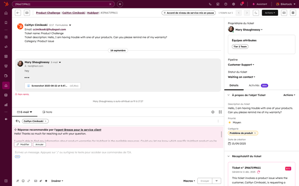 Chat multicanal centralisé dans le helpdesk