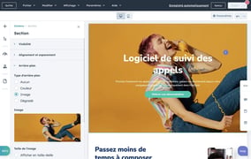 Concevez et gérez votre site web HubSpot sans avoir à utiliser de code. Créez le site web de votre entreprise à l'aide d'outils en glisser-déposer. Éditeur de site web de HubSpot