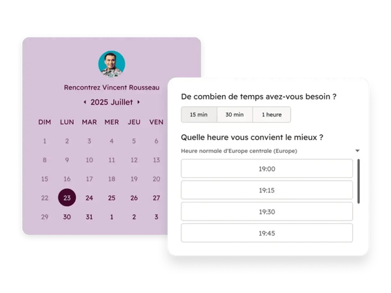 Sales Hub - Meeting Scheduling Feature_fr