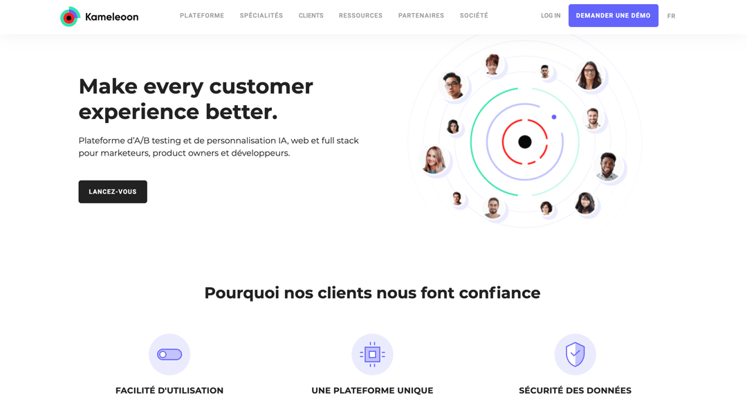 Site web de Kameleoon