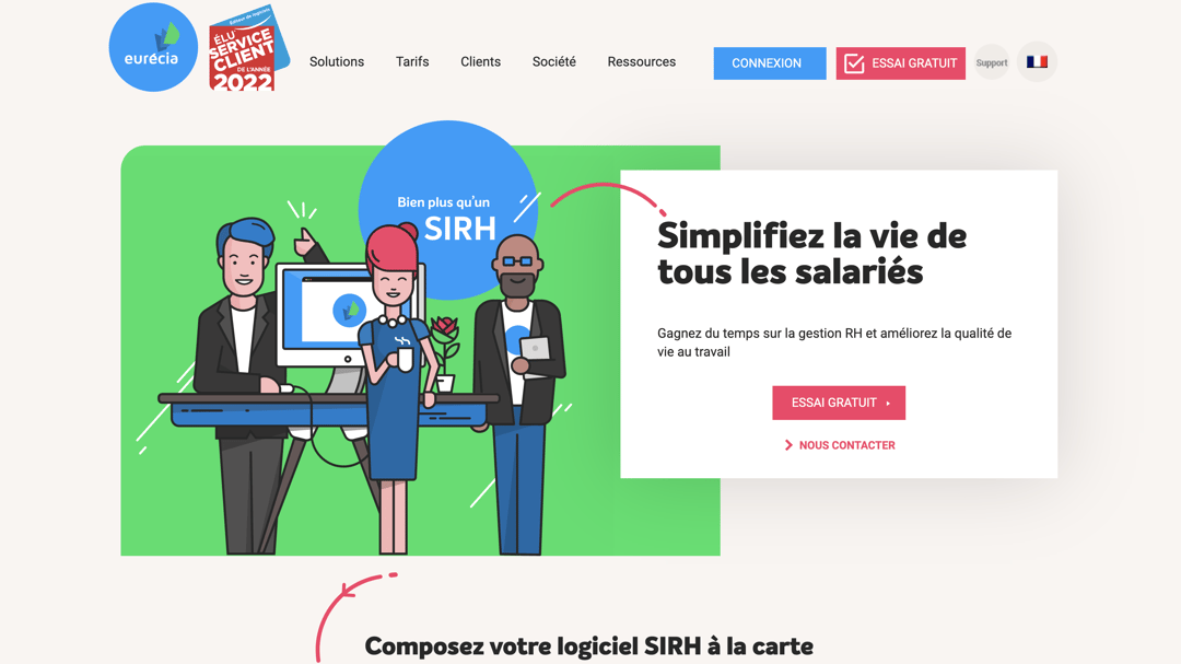 site web d'Eurécia
