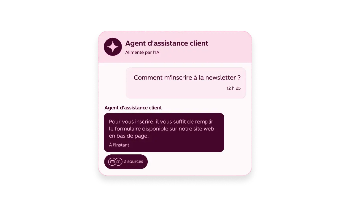 agent d'assistant client