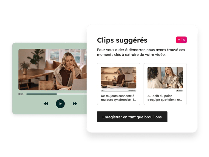 Générateur de clips vidéo IA du Content Hub