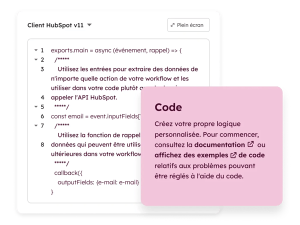 Copie de la propriété d'un contact dans le workflow
