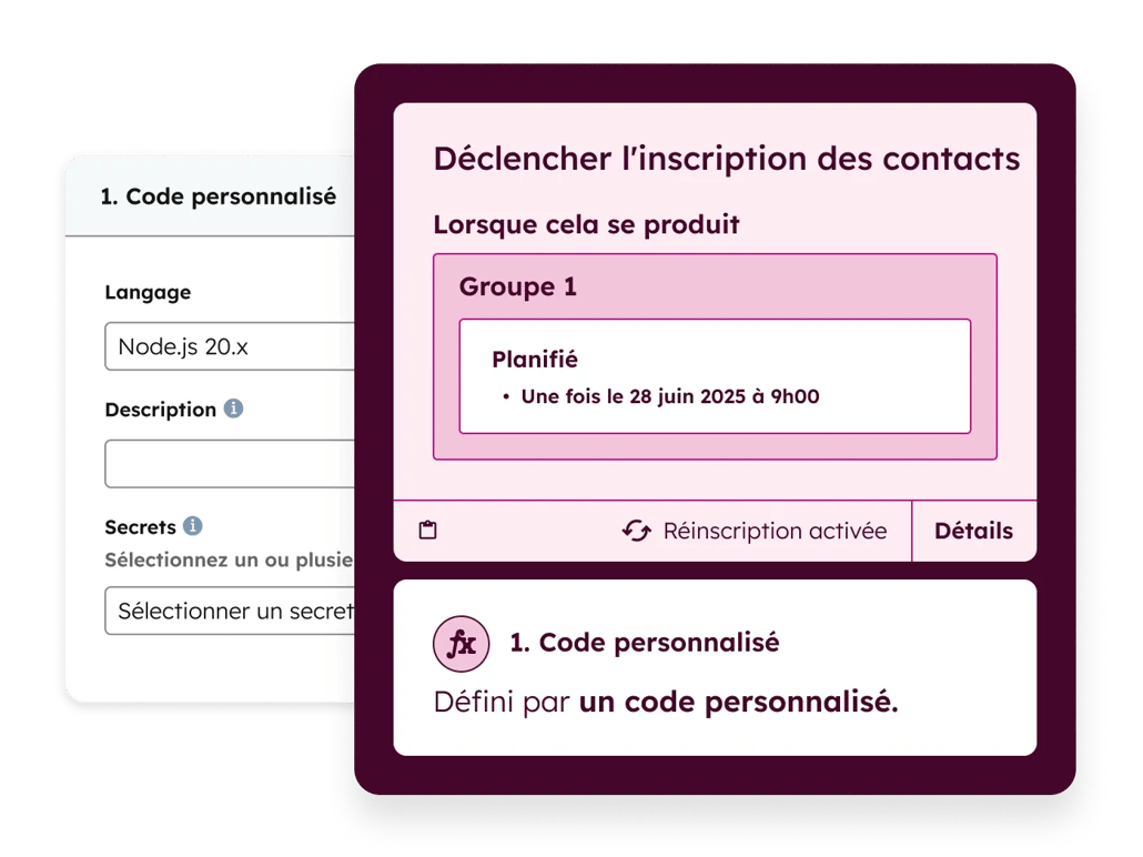 Création d'un workflow automatisé