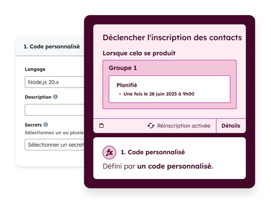Création d'un workflow automatisé