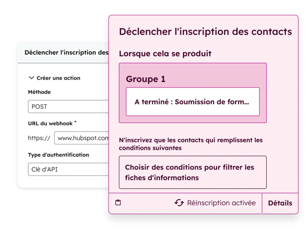 Modification de la personnalisation de l'automation