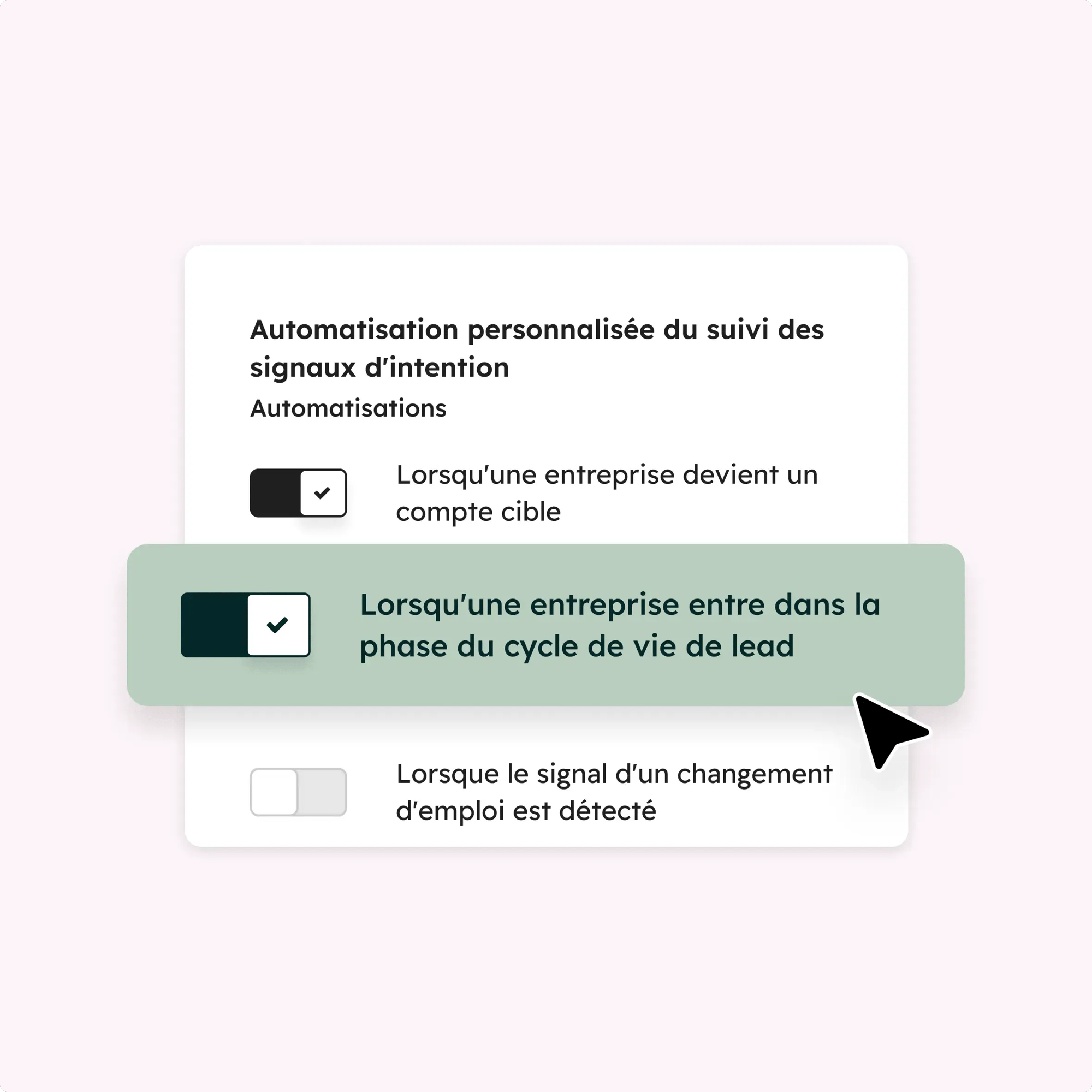 suivi des intentions d'achat