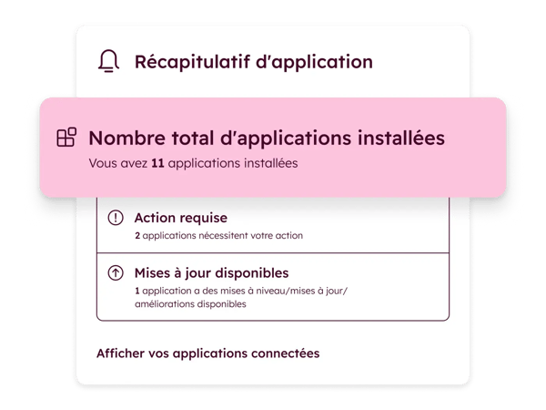 Tableau des mappages de champs