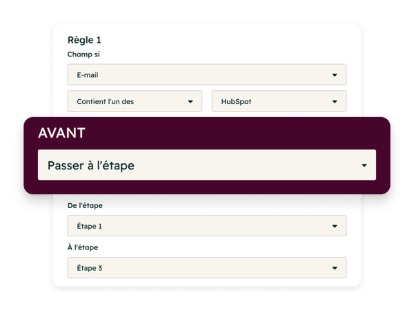 marketing automation à partir de la soumission d'un formulaire en ligne