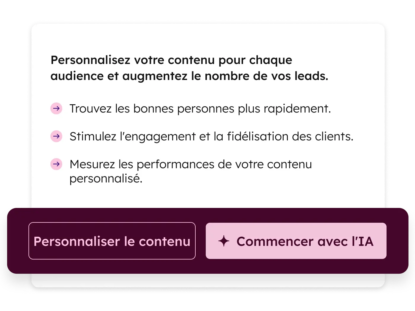 Personnalisation grâce à l'IA dans HubSpot