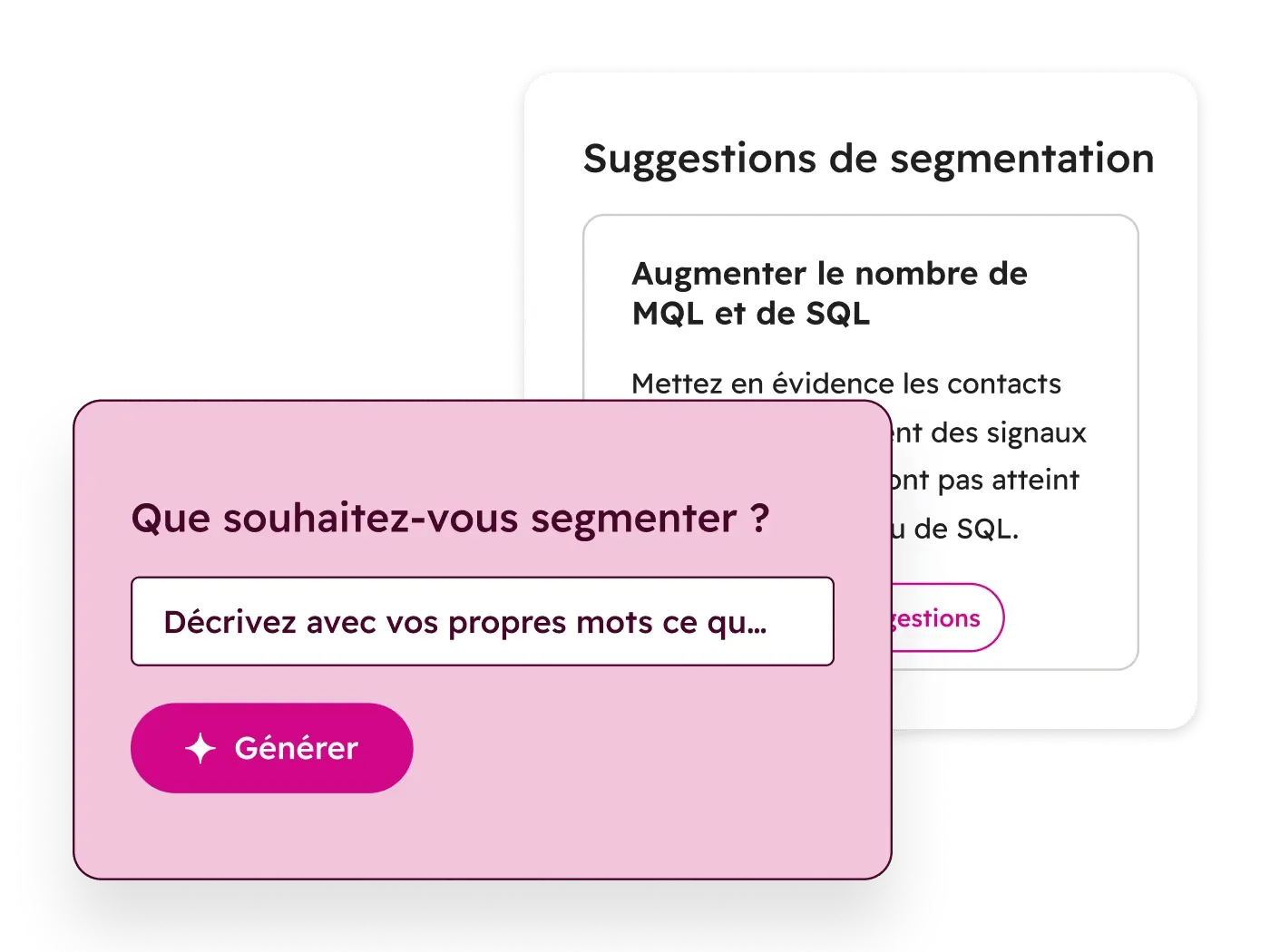 Création d'un segment basé sur une entreprise