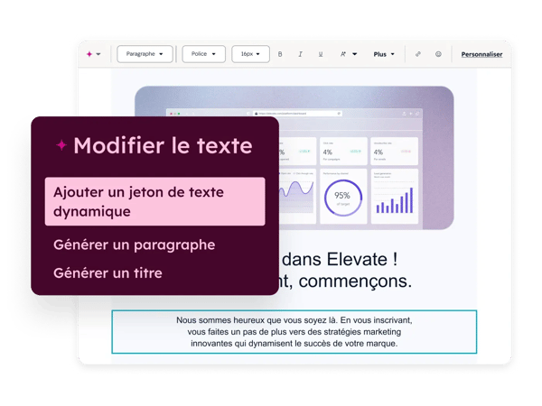 Exemple de génération de titre pour une landing page