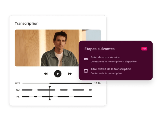 Sales Hub - AI Meeting Assistant Screen