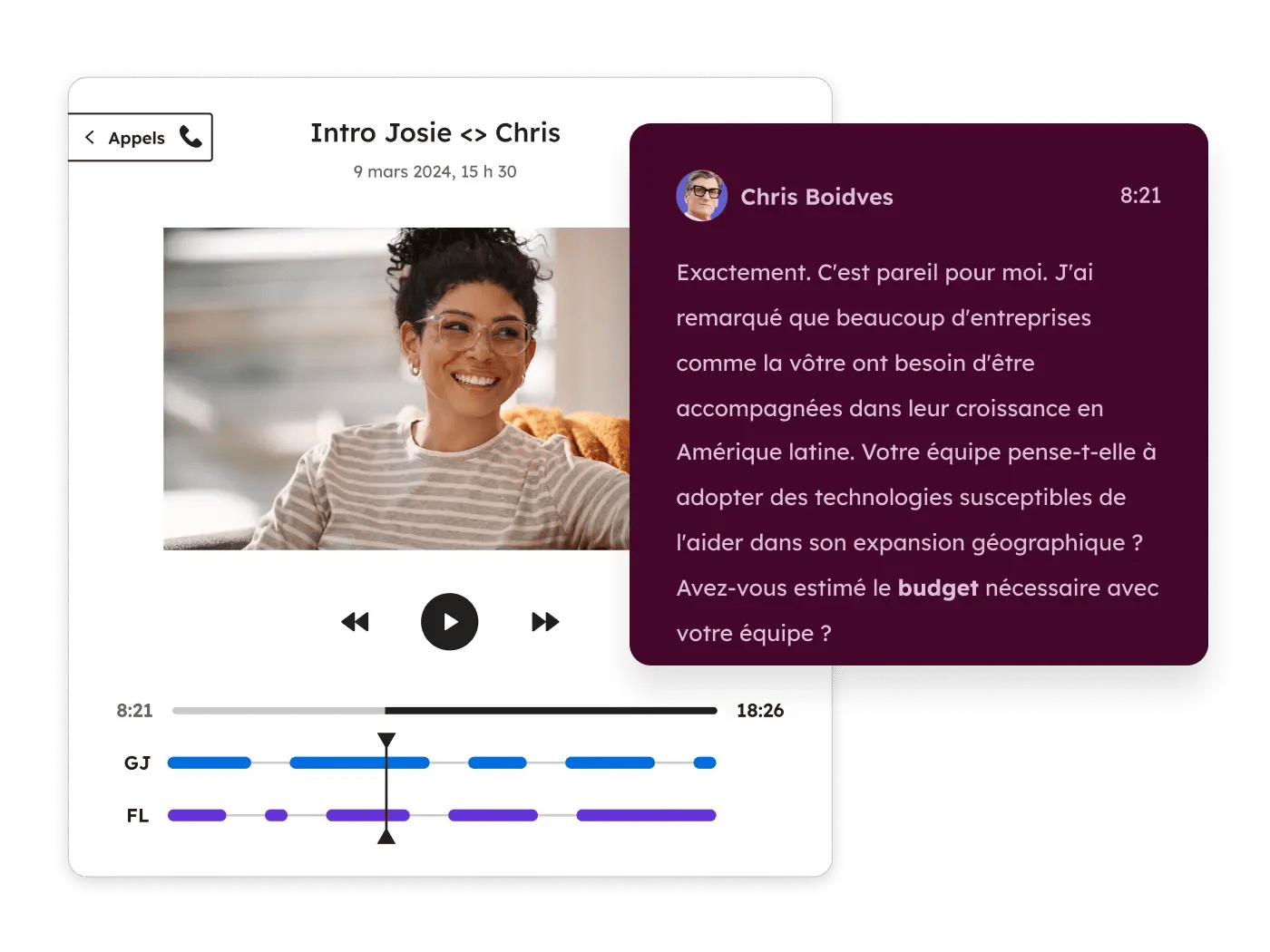 Interface d'intelligence conversationnelle du Service Hub