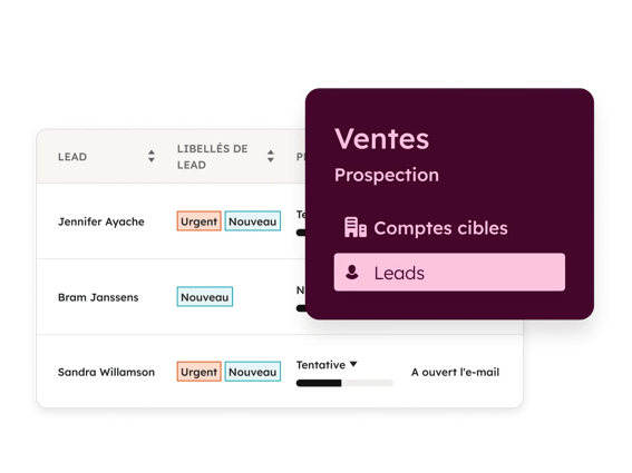 Gestion des ventes dans HubSpot