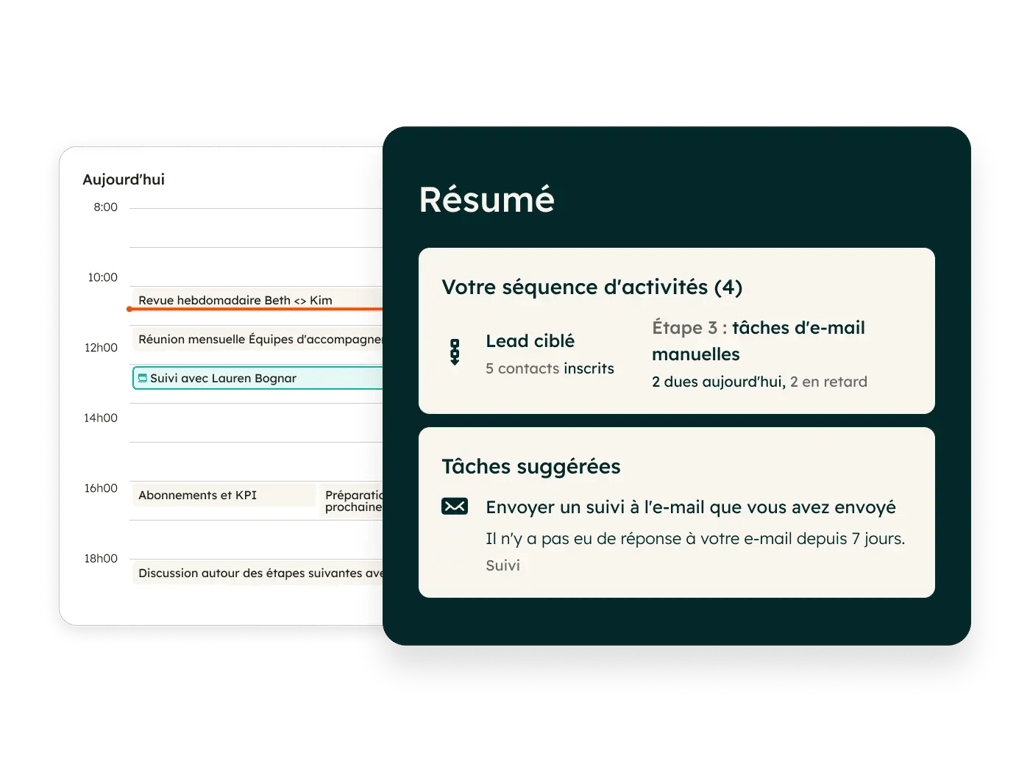Espace de travail avec activités commerciales centralisées