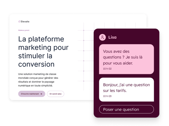 Centralisation des conversations de chatbot dans HubSpot