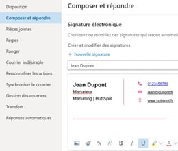 comment créer une signature d'e-mail outlook sur le web et outlook.com