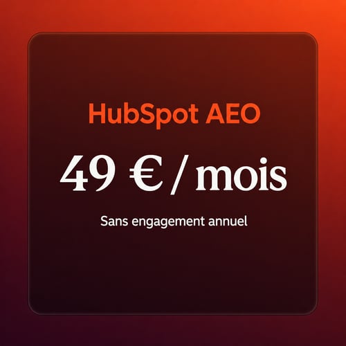 prix hubspot aeo france