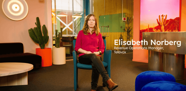 Elisbeth Norberg, Revenue Operations Manager chez Telavox
