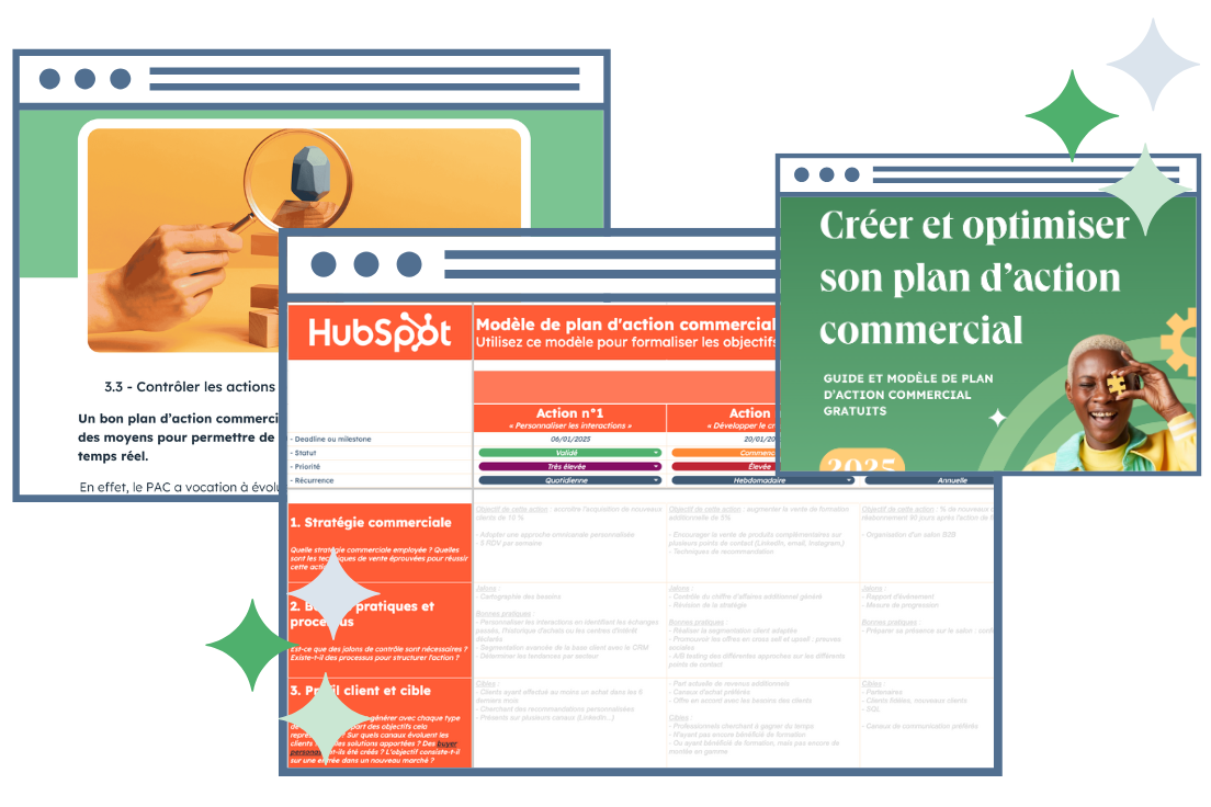 plan action commercial